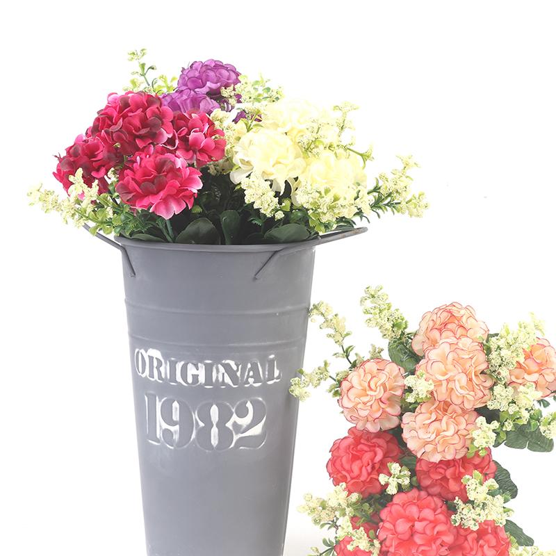 1 kytice 5 hlav Hydrangea Silk Flower Umělá květina Holding Flowers Dekor