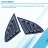 Carbon Fiber Window Louver Rear Side Vent Cover for 2016- Chevy Malibu