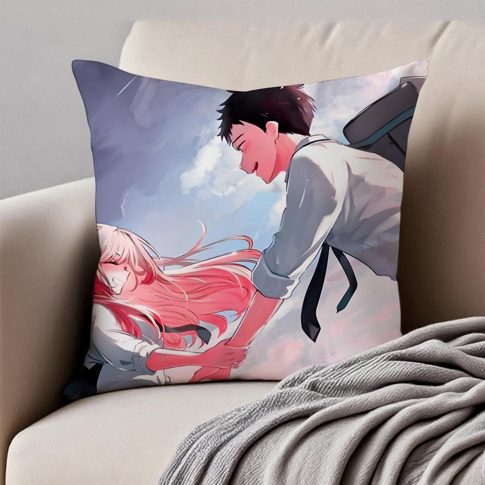 My DDress Up Darling Cuscino Romance Anime Federa Cuscino Antiacaro Cerniera Invisibile Peluche Corto Cuscino per Divano