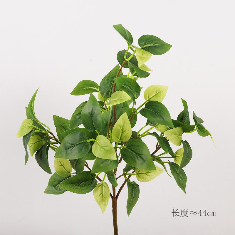 Feel simulation Begonia leaf handle bundle chicken heart leaf watermelon leaf single plant wall leaf green leaf