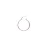RACOHA Chic Cutting Silver Ring Earring Silver One-touch Ring Earring