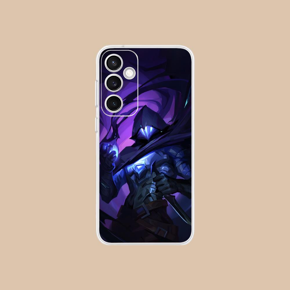 

Valo Omen Phone Case for Samsung Galaxy S25 S24 S23 S22 S21Plus FE Ultra Soft TPU Clear Shockproof Cover Galaxy S25 Ultra