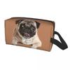 Travel Peeking Dog Jack Russell Terrier Toiletry Bag Portable Cosmetic Makeup Organizer for Women Beauty Storage Dopp Kit Box