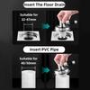 Washing Machine Drainage Pipe Floor Drain Sealing Connector Bathroom Sewer Anti Overflow Special Connector Stainless Steel