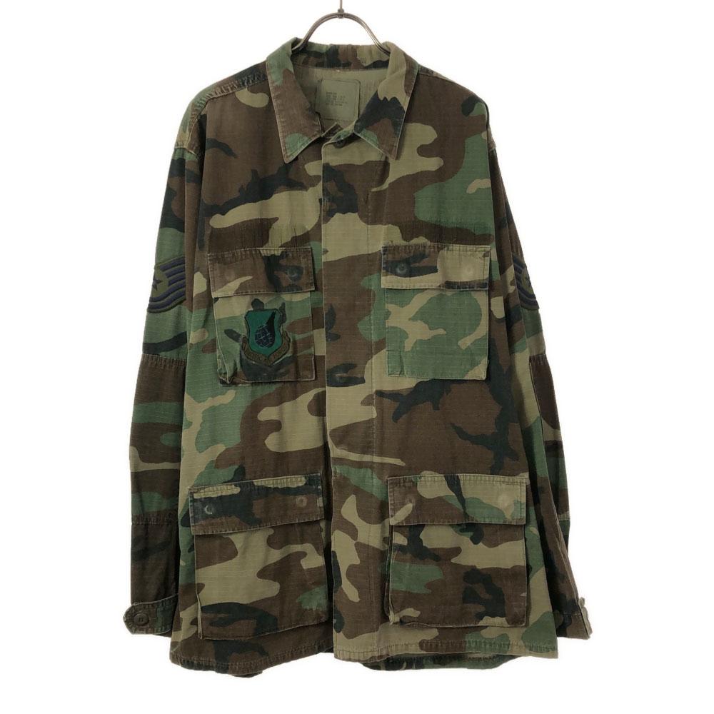 

US ARMY 80s DLA camouflage Camo Fatigue Jacket Military jacket Ripstop Men s Used
