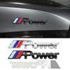 2 Stück für BMW M M3 M4 M5 E60 X1 X5 X3 X7 X6 F10 F20 M Performance Metall Auto Zubehör Aufkleber Emblem Abzeichen Außen Dekoration