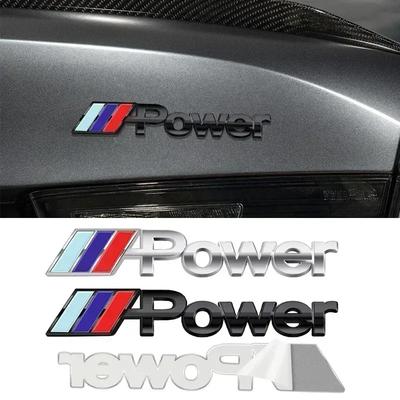 2PCS for BMW M M3 M4 M5 E60 X1 X5 X3 X7 X6 F10 F20 M Performance Metal Car Accessories Sticker Emblem Decal Exterior Decoration