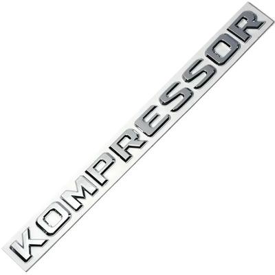 3D Chromový ABS Nápis Kompressor Odznak Emblém Nálepka na Zadní Kufr pro Mercedes CLK SLK SL CLS ML GL A B C E S Třídy