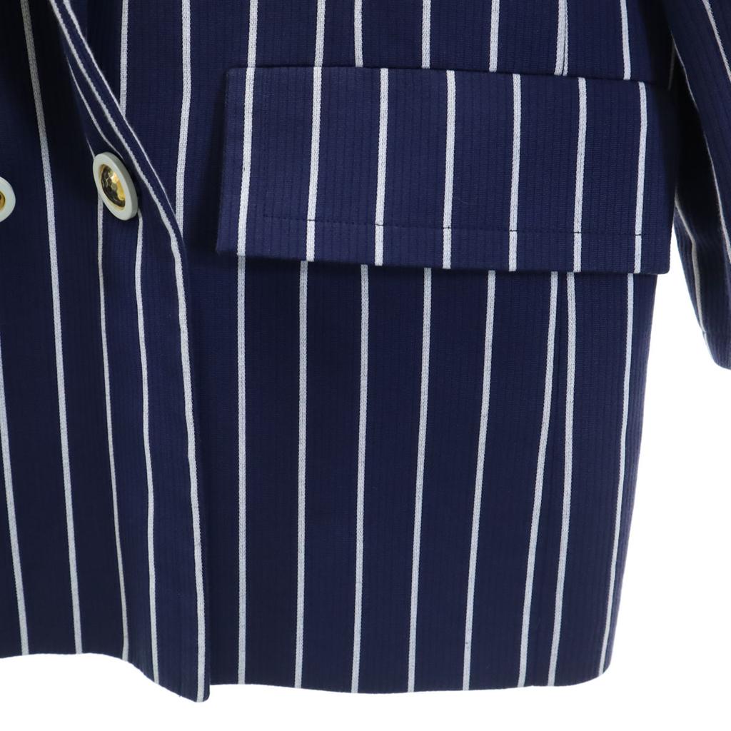Givenchy 90s Made in France Old Striped Pattern tailored jacket Setup 42 Women Used