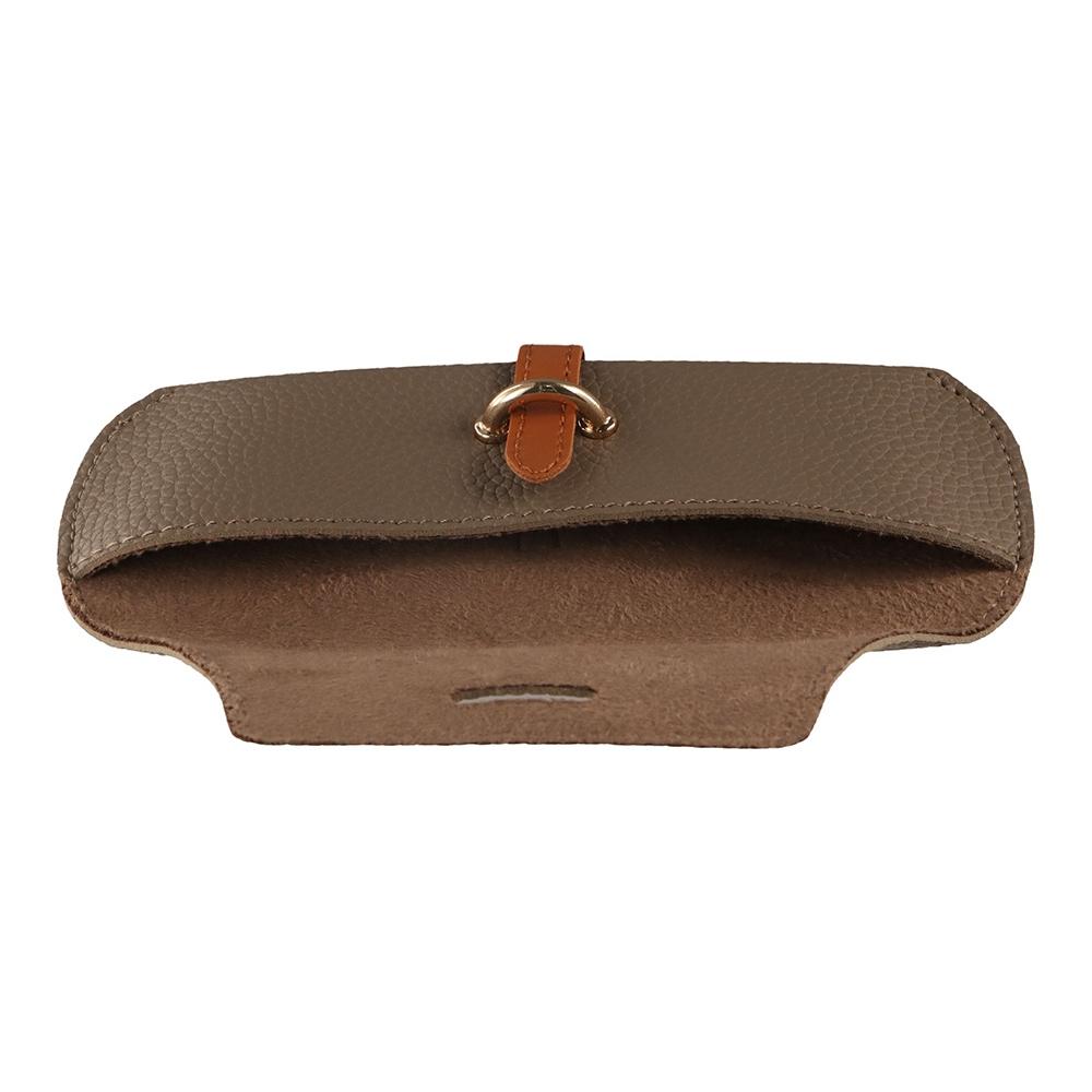 Ins PU Leather Glasses Bag Pu Sunglasses Eyeglass Bag Portable Sunglasses Pouch Travel