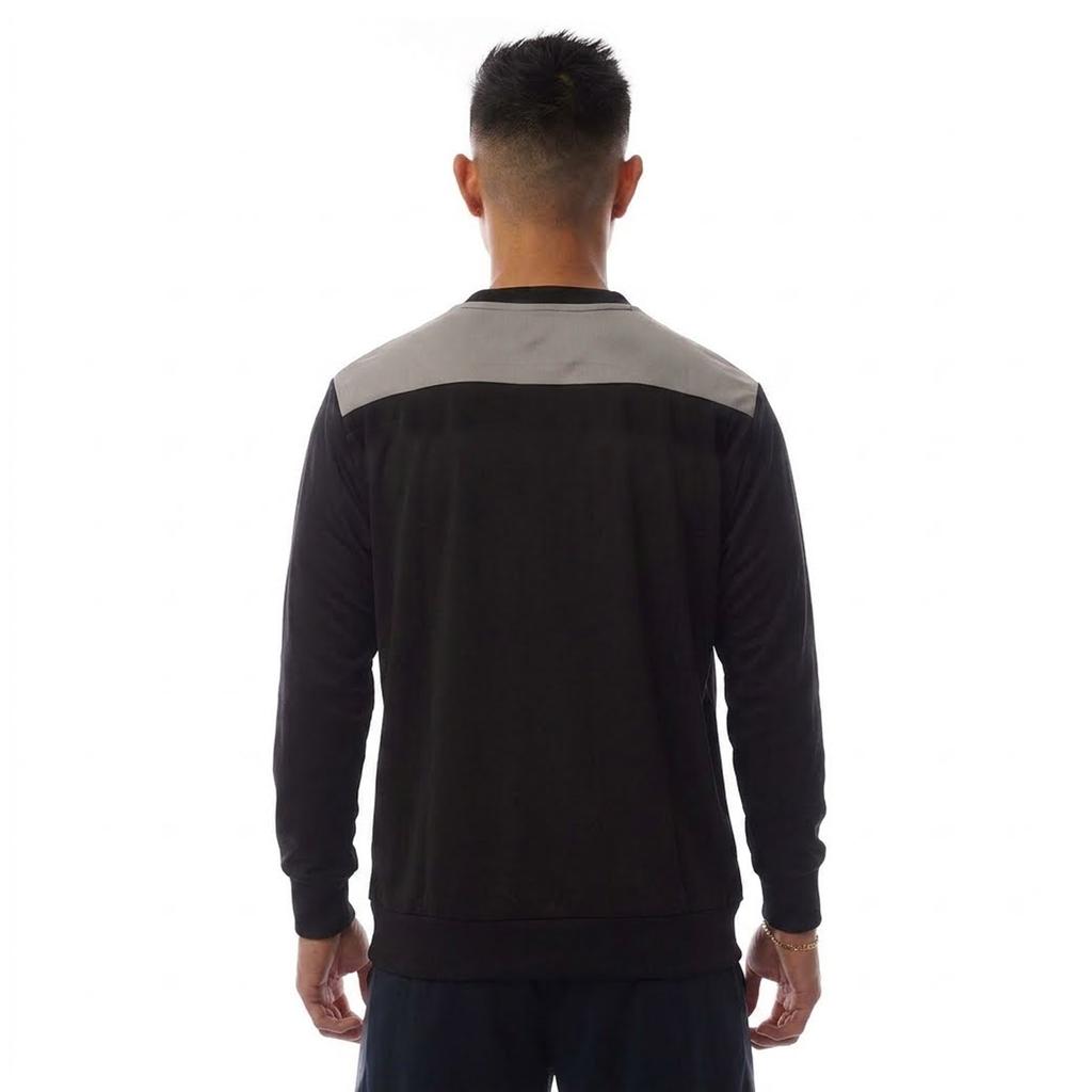 Sondico Mens Precision Striped Long-Sleeved Sweatshirt
