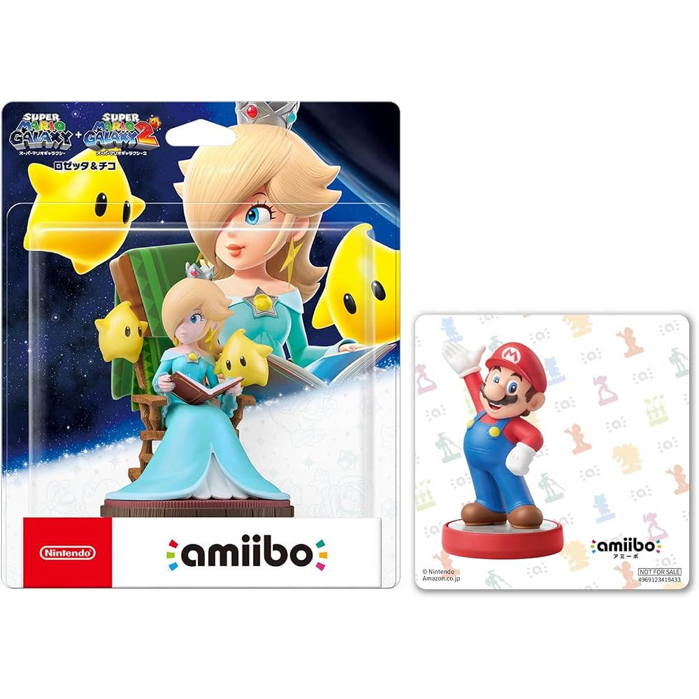 Amiibo Rosetta & Chico (Super Mario Series) [Amazon.co.jp Exclusive] Bonus Original Sticker Included