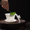 Elegant White Porcelain Kung Fu Tea Set