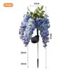 Solar Garden Lights Outdoor 4 Branches Flower Lights for Outside 2 Modes Waterproof Garden Decor for Yard Patio Pathway Backyard
