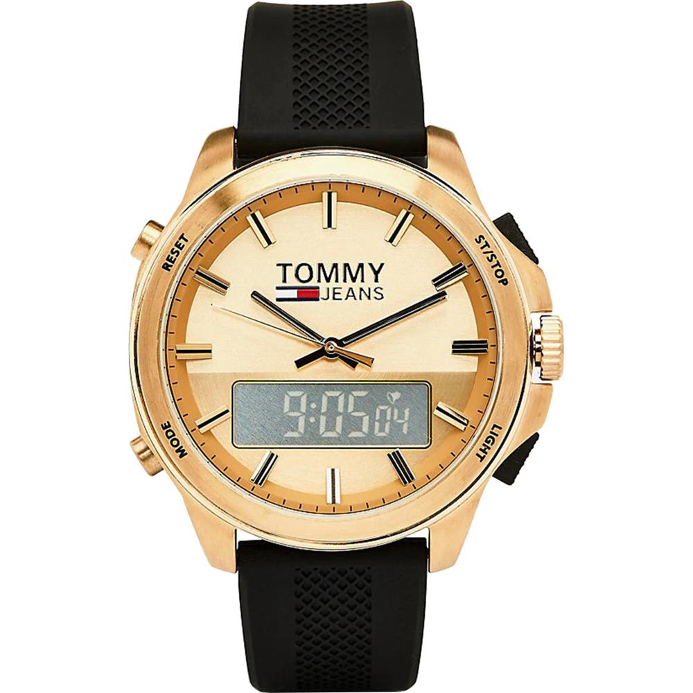 

Tommy Hilfiger Historical Collection - 2020 Gold Black Silicone/Rubber Men s Quartz Watch 1791762 золотой