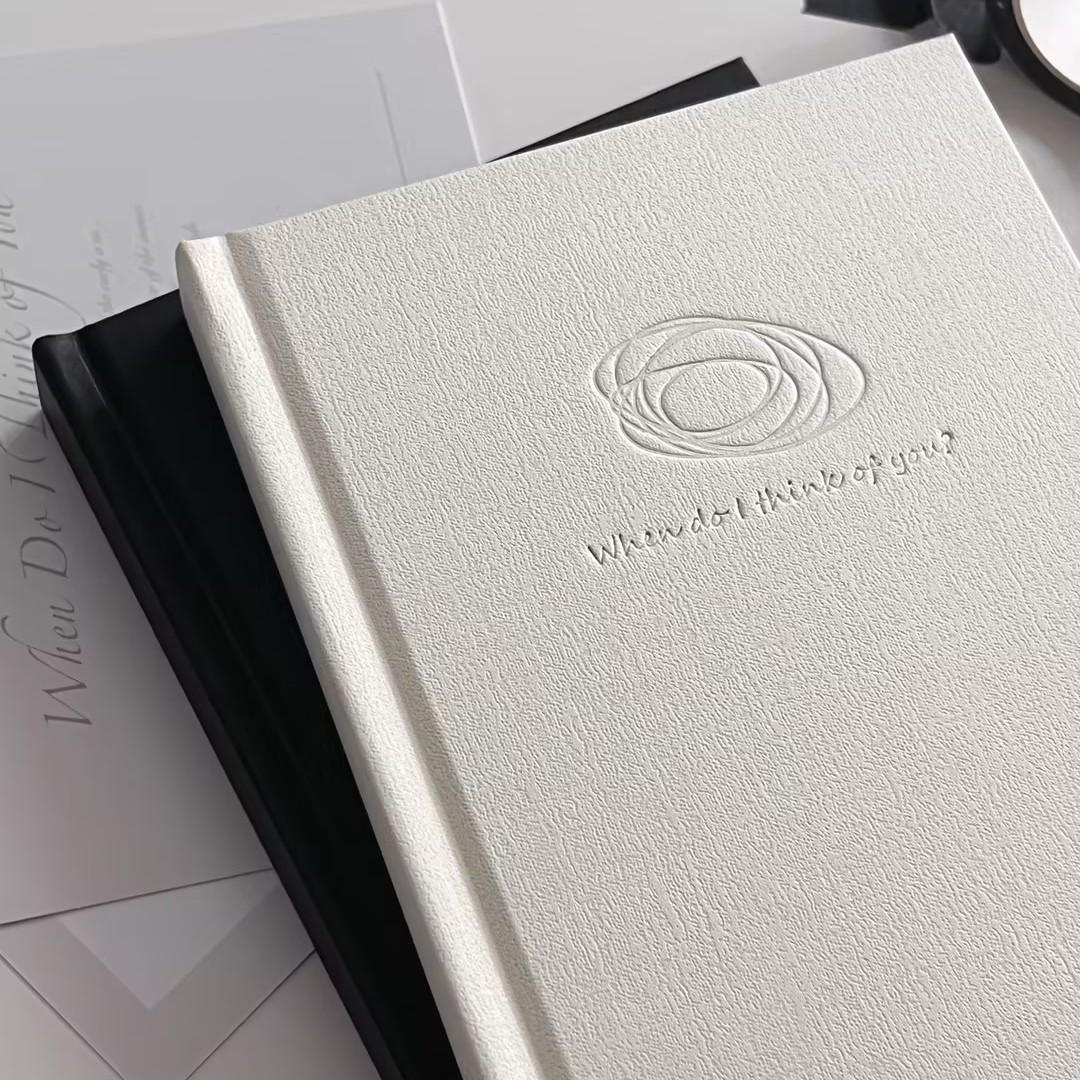 

Мінімалістичний блокнот B6 з твердою обкладинкою, з чистими сторінками, для студентів, естетичний, ідеальний для нотаток аспіранта та DIY-журналінгу. B6, 96 Sheets, Sealed білий