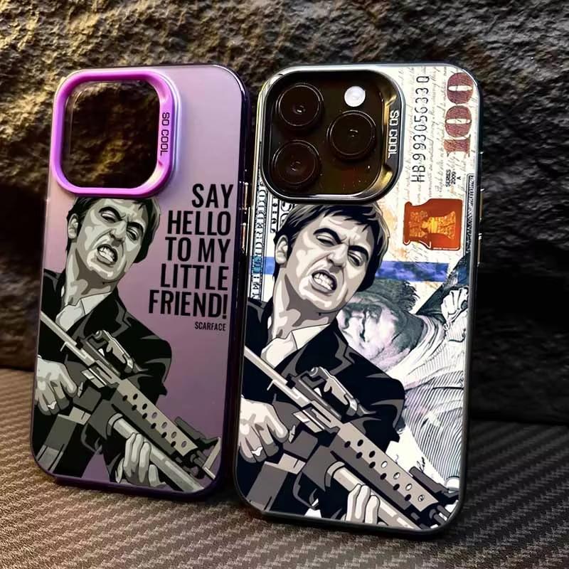 T-Tony M-Montana S-Scarface Fashion Phone Case For iPhone 17 16 15 14 13 12 11 Pro Max Colorful Cover Case Funda