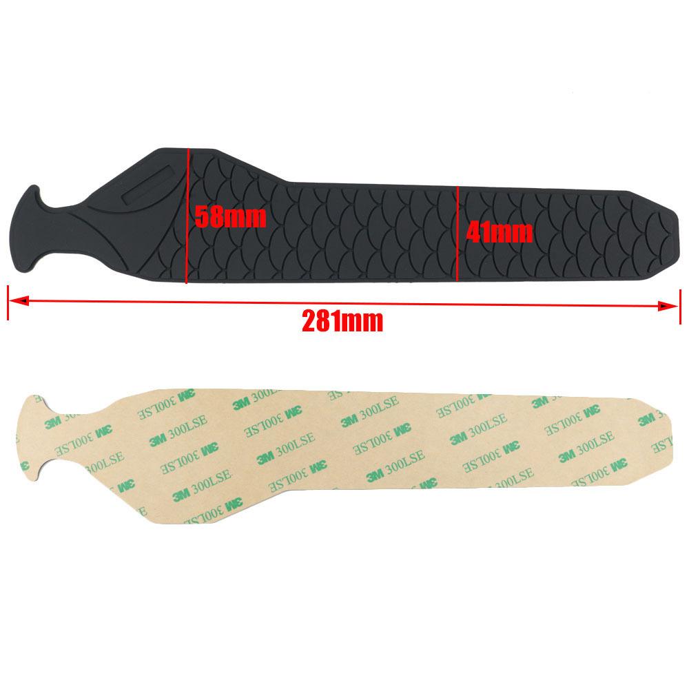 MTB Road Bike Chain Protector Chainstay Silicone Bicycle Frame Care Guards Self-Adhesive Cover Protection for Anti-Scratch
