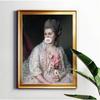 Fuuny Bubblegum Woman Portrait Prints Quirky Feminist Print Canvas Painting Altered Renaissance Portrait Art Canvas Painting