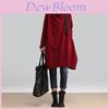 Premium Quality Women's Fashion Casual Elegant Solid Color Long-sleeved Dress Ideal For Every Occasion