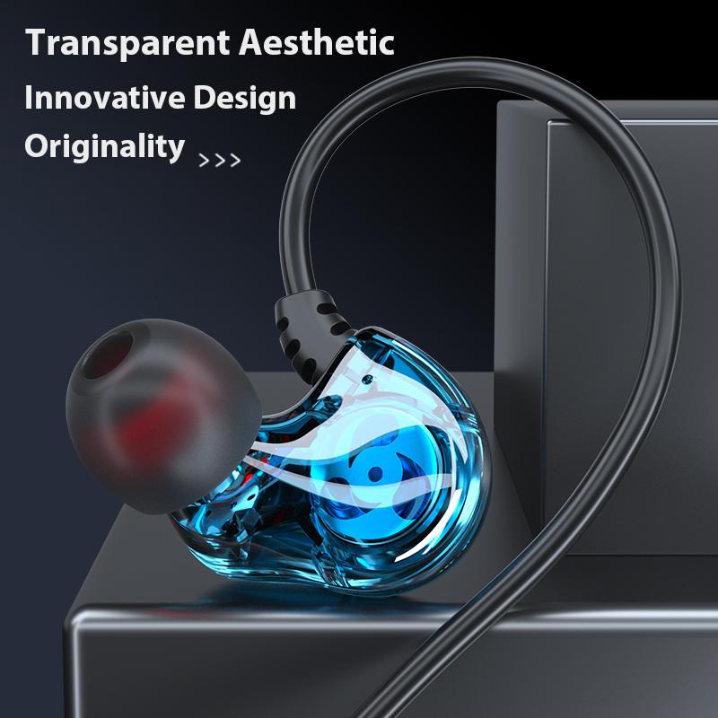 NEW Quad Core Earphones 9D Surround Sound Bass Type C&3.5mm In Ear Headphones Noise Reduction Earbuds Gaming Headset for Samsung