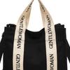 Casual Handbags New Style Canvas Bag Letters and Vegetables Basket Shoulder Bag