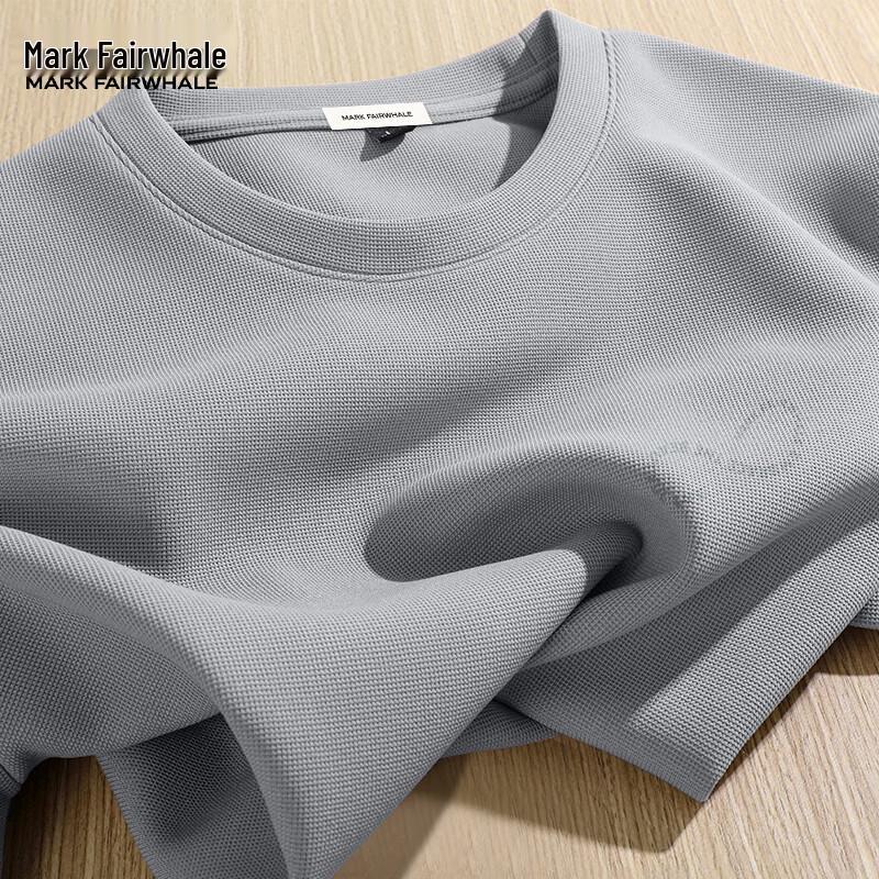

MARK FAIRWHALE Men s Waffle Knit Short Sleeve T-shirt 3XL