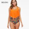 European & American Ruffle High Waist Bikini - Women's Bestseller Swimsuit 2020