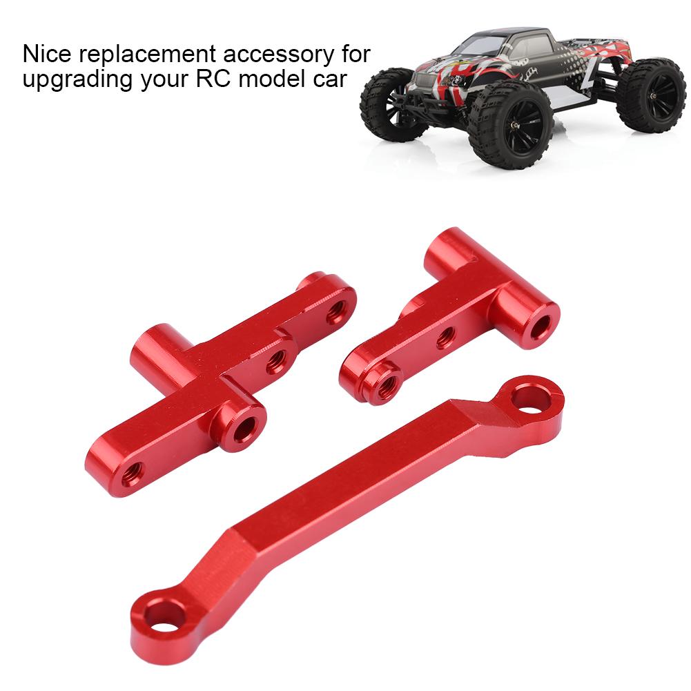 Steering Servo Saver Complete for HIMOTO E10MTL E10MT E10BP 1 10 Scale RC Car (Red)