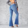 Flared High-Waisted Commuter Stretch Women's Jeans