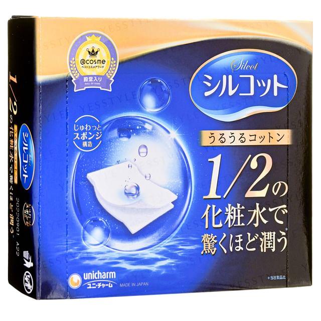 Unicharm - Silcot Влажные ватные диски с текстурой губки 40 pcs