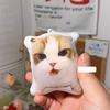 Cute Cat Keychains Chubby Kitten Keyring Trinket Bag Ornament Animal Cat Pendant Keys Holder Purse Bag Accessories DIY Gifts