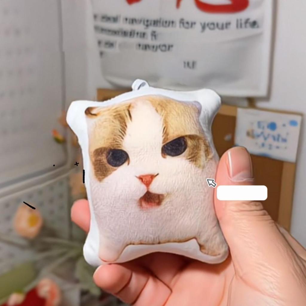 Cute Cat Keychains Chubby Kitten Keyring Trinket Bag Ornament Animal Cat Pendant Keys Holder Purse Bag Accessories DIY Gifts