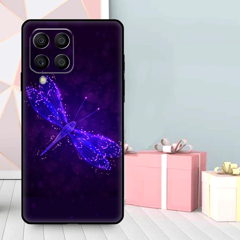 Colorful Dragonfly Case For Samsung Galaxy M16 M31 M21 M13 M33 M53 M15 M35 M55 M36 M56 M12 M32 M52 M14 M34 M54