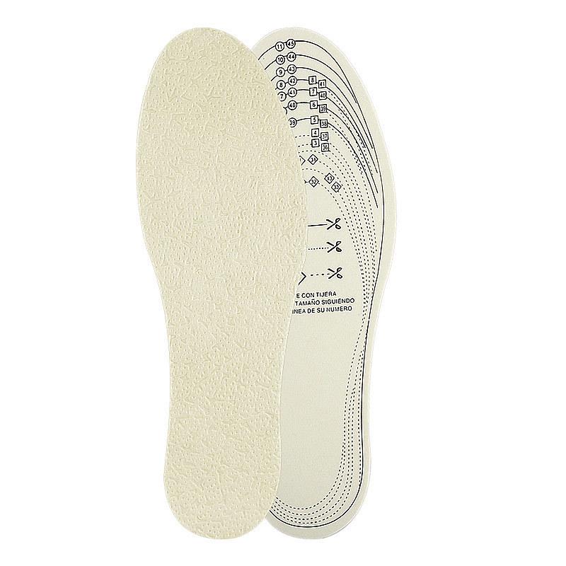 Men's and Women's Casual 3MM Sports Insoles: Sweat-Absorbing, Cut-to-Fit, Embossed Non-Woven Fabric, Latex Insoles