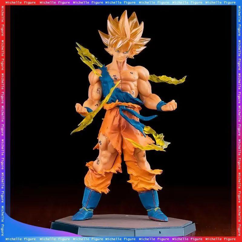 Hot Dragon Ball Son Goku Super Saiyan Anime Figure 16cm Goku DBZ Action Figure Model Gifts Collectible Figurines designed for Children