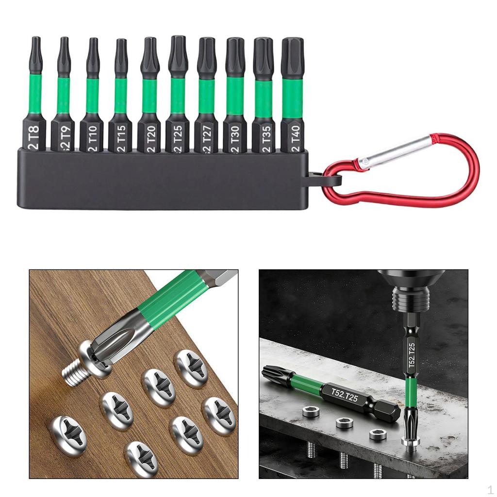 Screwdriver Bit Set Drill Tips Handymen Multifunctional Compact Professional Alloy Steel Impact Bits