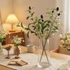 Simulated Olive Leaves With Fruit Tree Branches And Leaves, Flower Arrangement, Living Room  Decoration, Plants, Artificial Flowers, Green Plants 1pc