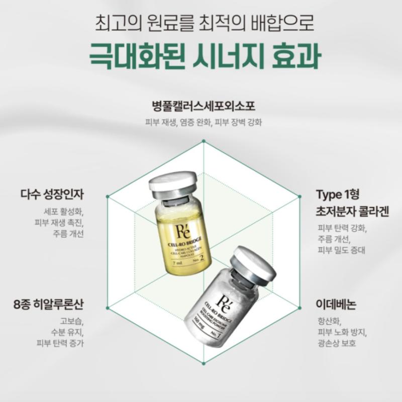 [Cell-ro Bridge] Return Ampullen-Kit Exosome Hydro Collagen