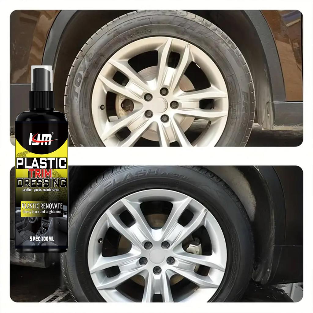 Multifunction Car Plastic Leather Restorer Spray Polish Cleaner Coating Agent Back To Black More Gloss Car Cleaning Products