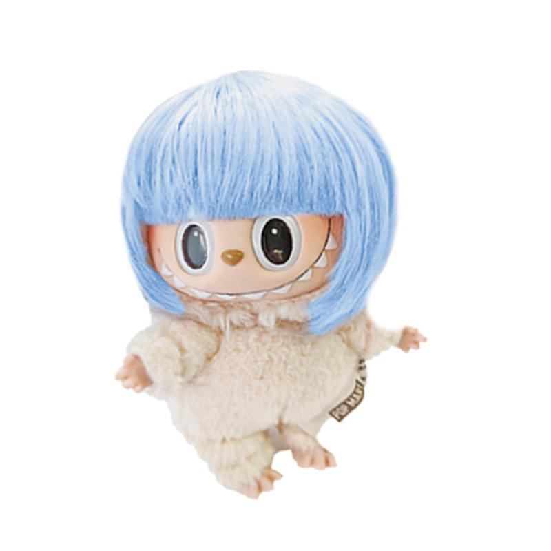 

Мультяшный кукольный парик Наряд Кукольная одежда для кукол Labubu V1 V2 V3 Мультяшный головной убор Парик Аксессуары для головных уборов Labubu Only wig No Doll