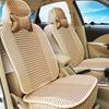 Universal Four Seasons Ice Silk Car Seat Cover - Breathable, Full Wrap, Fits Single, Five, or Seven Seats