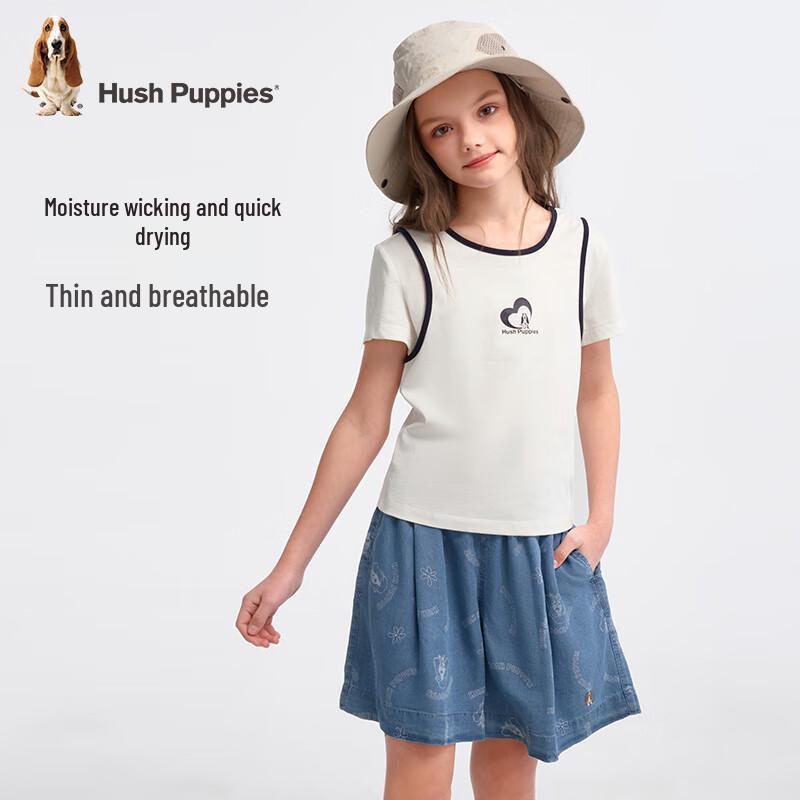 Hush Puppies Girls' Quick-Dry Short Sleeve T-Shirt