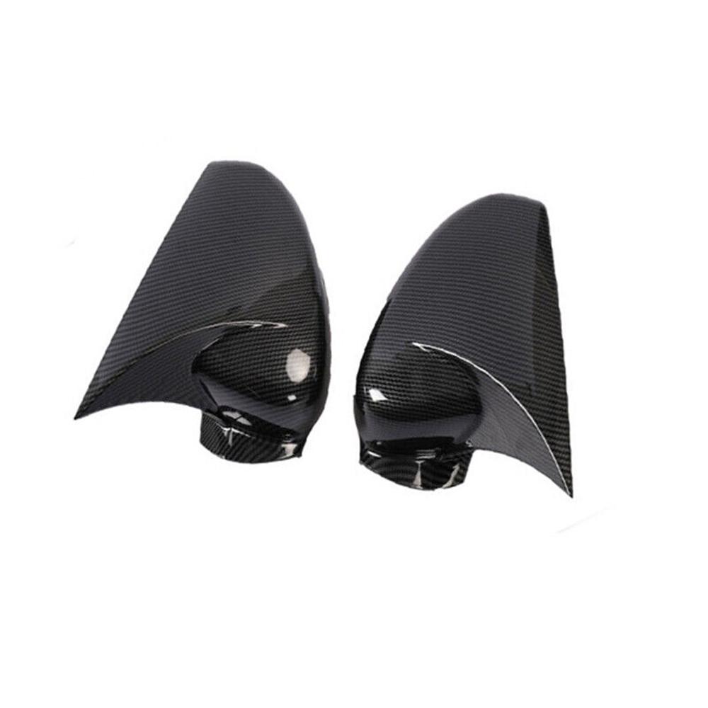 Carbon Fiber Look OX Horn Rear View Side Mirror Cover Trim For Honda Accord 2008