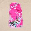 Girls Summer Cheongsam Chinese Style Qipao Dress for Kids Traditional Embroidery Silk Feel Party Costume for Chinese New Year Birthday