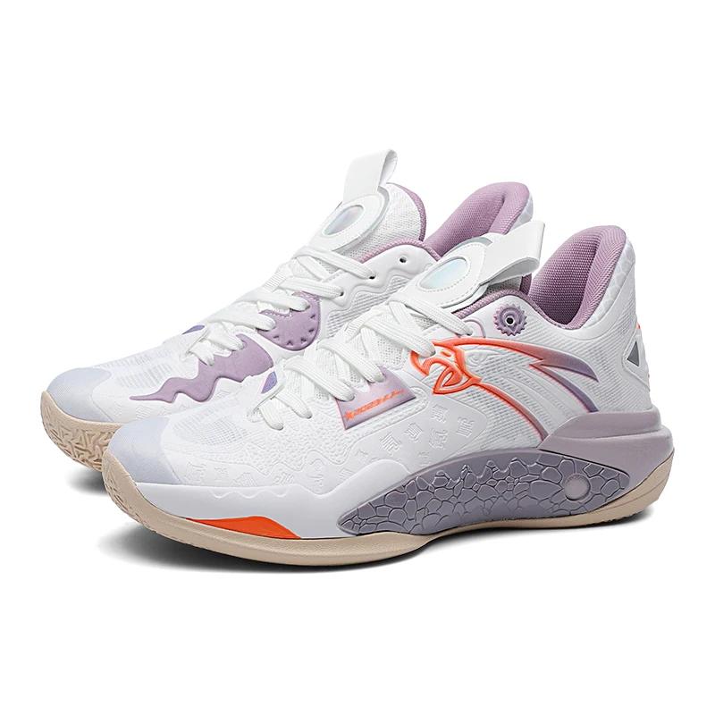 High Quality Basketball Sneakers For Men Fashion Pink Fluorescent Basketball Shoes Women Professional Design Men's Sports Shoes