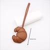 Croissant-Shaped Keychain Croissant Charm Pendant Keyring Jewelry For Girls Women Gift Bag Decoration
