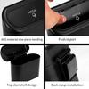 Car Trash Can with Lid Universal Vehicle Mini Leakproof Garbage Bin Car Organizer Storage for Front Back Seat Vehicle supplies