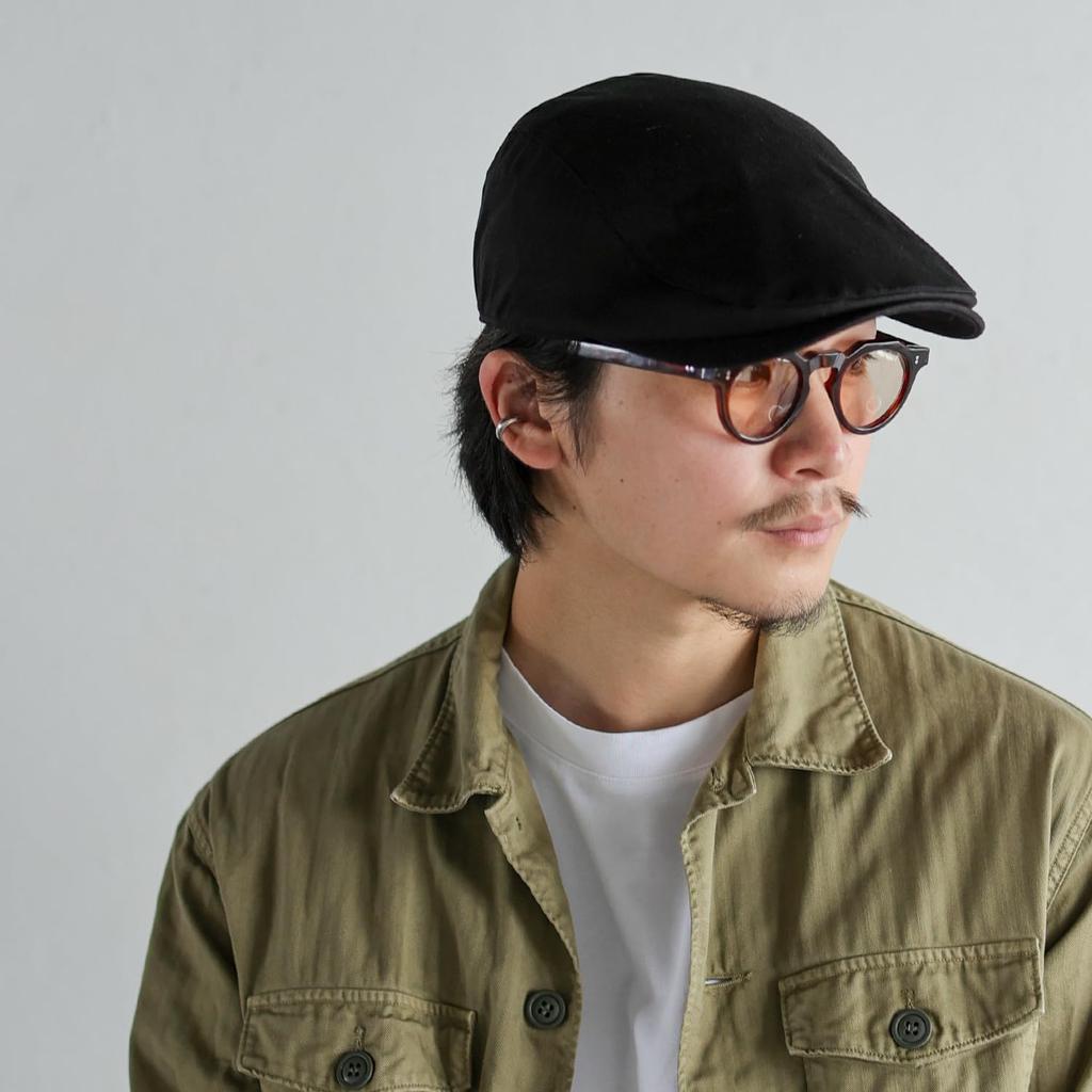 Reck Hatter Cotton Twill Hunting Size Twill Suitable for and All Size M Men's Cap, RH-403, Black, Spring, Summer, Autumn, Winter, Seasons,