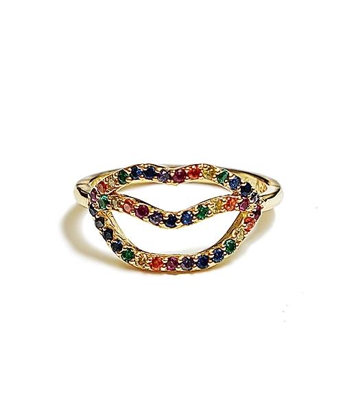 Bonbeau Rainbow Lips Ring (Type B)